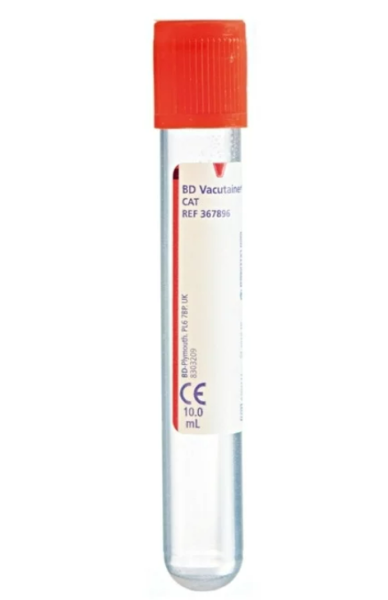 Tubo Vacutainer (suero) 10 mL