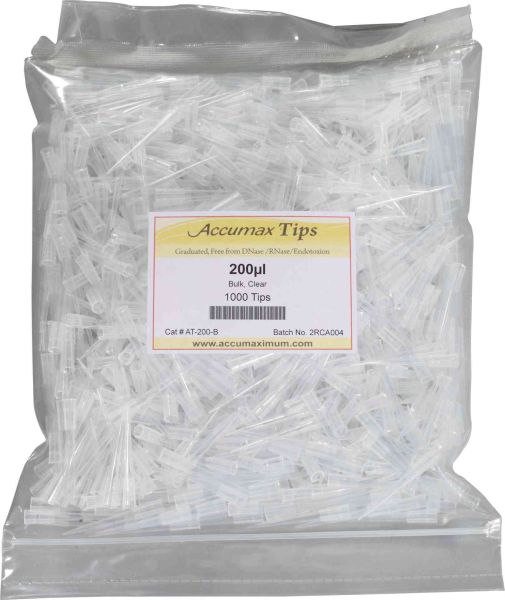 Micropipette tips, 1 - 200 µl, bulk